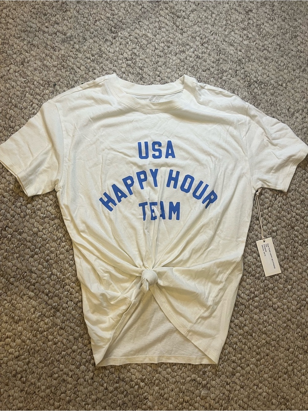NWT Z Supply USA Happy Hour Team Tee- Small